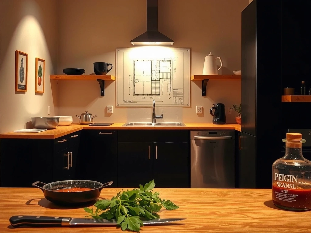 Konyhatechnikai tervrajz